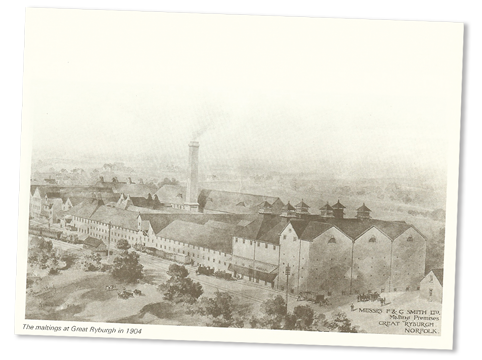 Historical Picture of Crisp Malt Factory 1904