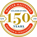 Crisp Malt 150 anniversary logo