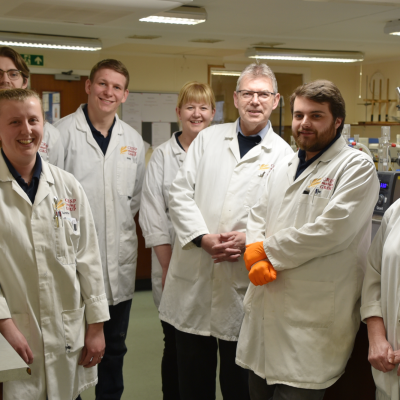 Laboratory Team at Crisp Malt