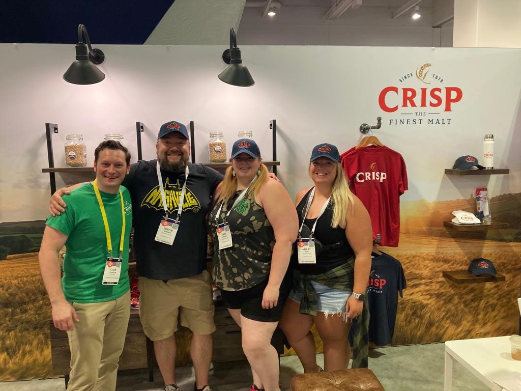 Crisp MAlt at the Craft Brewers Conference in America. 